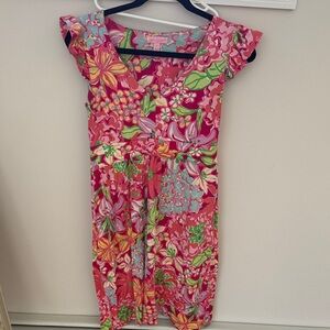 Lilly Pulitzer Pink Floral Dress, size small
